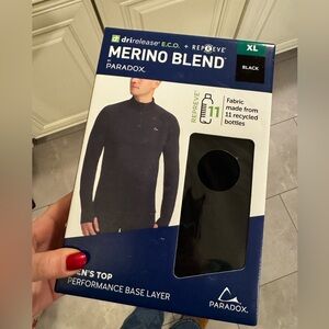 ❄️🆕Paradox Performance Base Layer Merino Blend - Black, XL❄️
